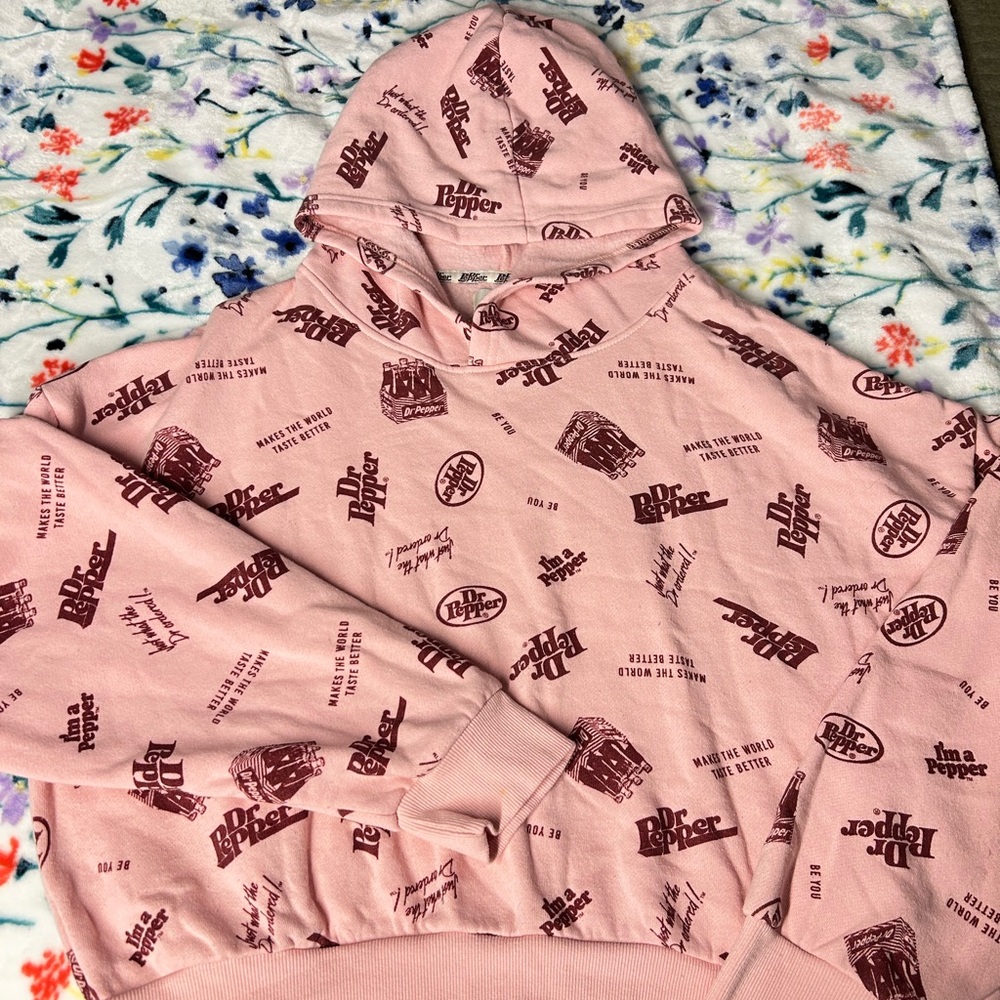 Dr Pepper Pink Hoodie for Women